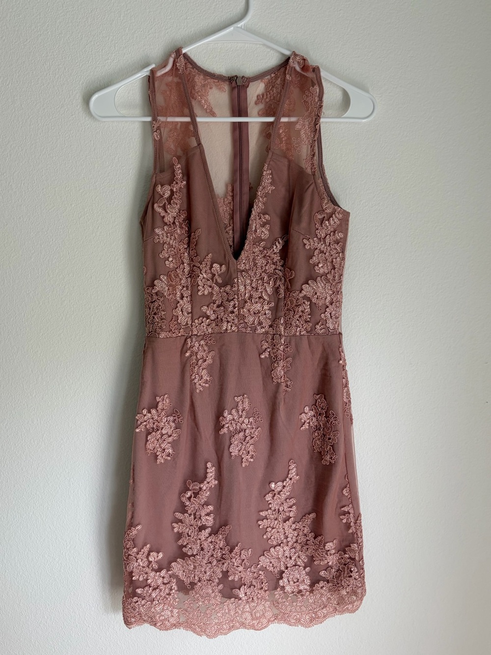 Pink Lace Y2K Homecoming Formal Cocktail Dress